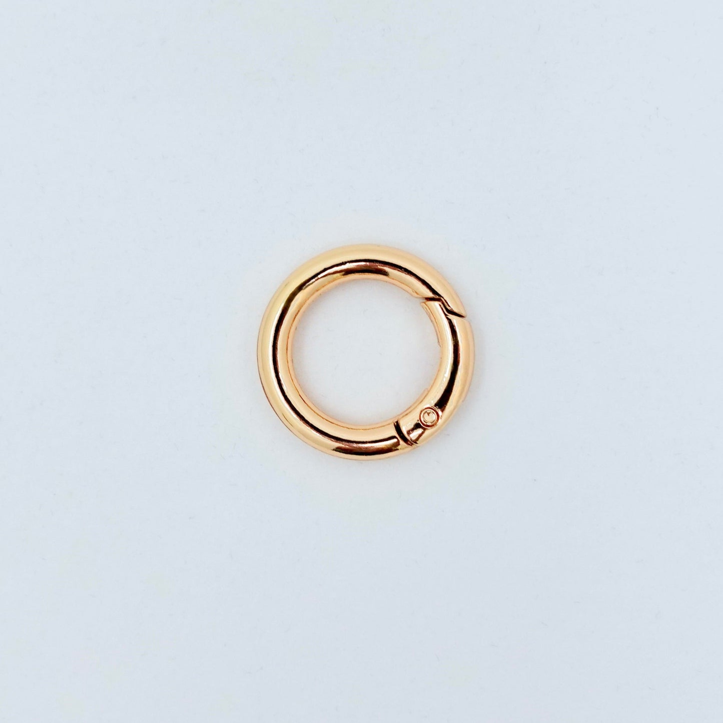 Round Gold Bag Charm Connector