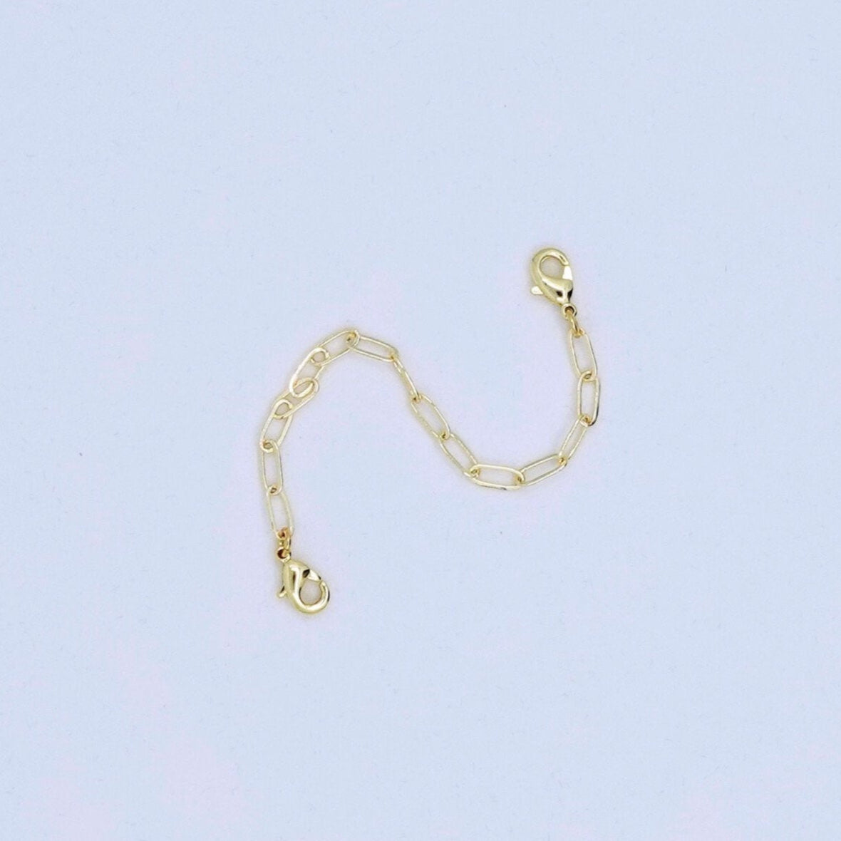 14k Gold Plated Paperclip Necklace Extension Chain | Unlimited Collection