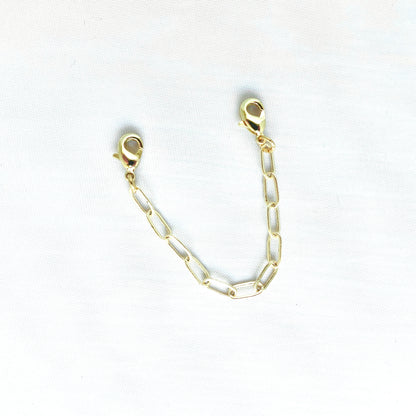 14k Gold Plated Paperclip Necklace Extension Chain | Unlimited Collection