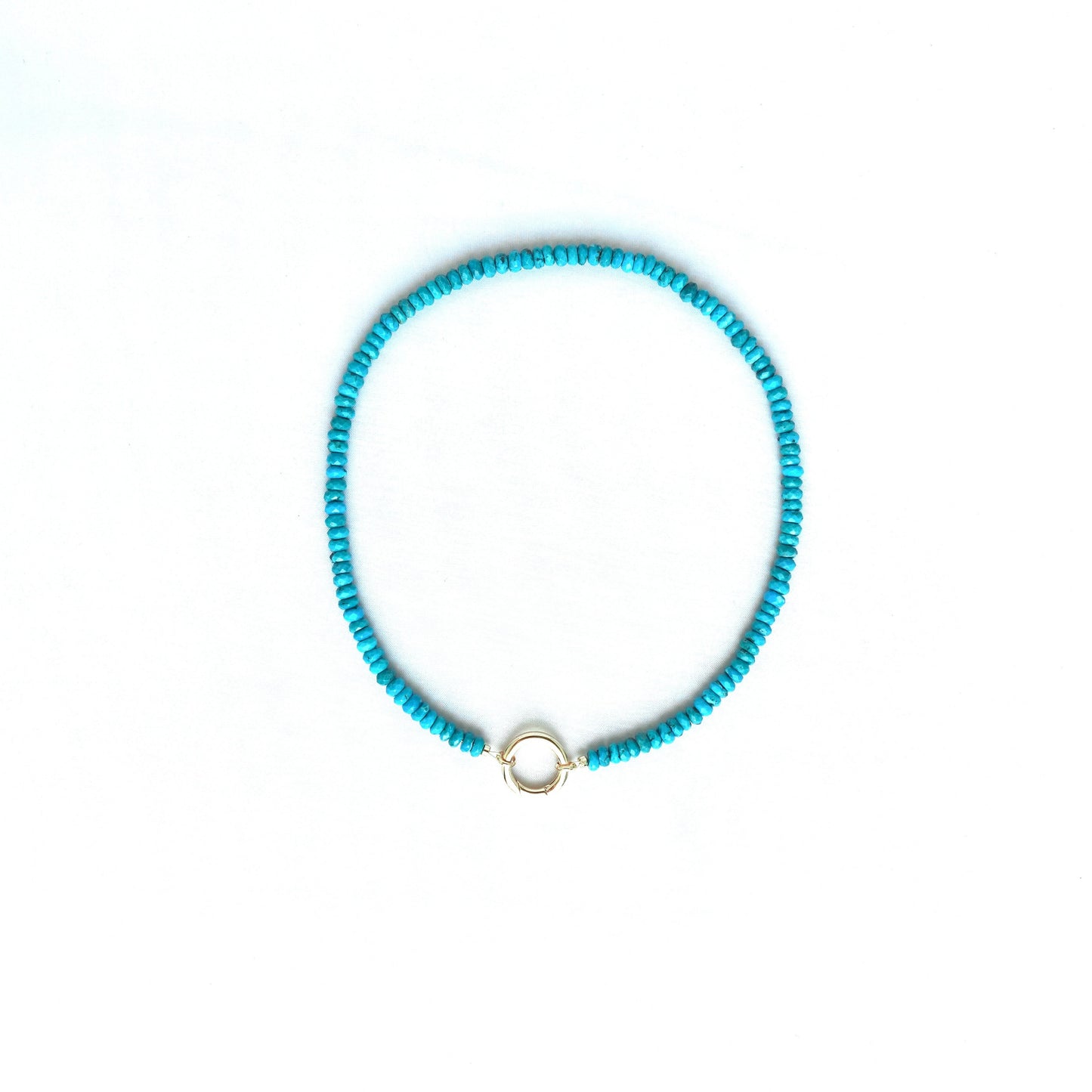 Turquoise + 14k Gold Filled Connector | 3-in-1 Necklace + Bag Charm + Phone Cord