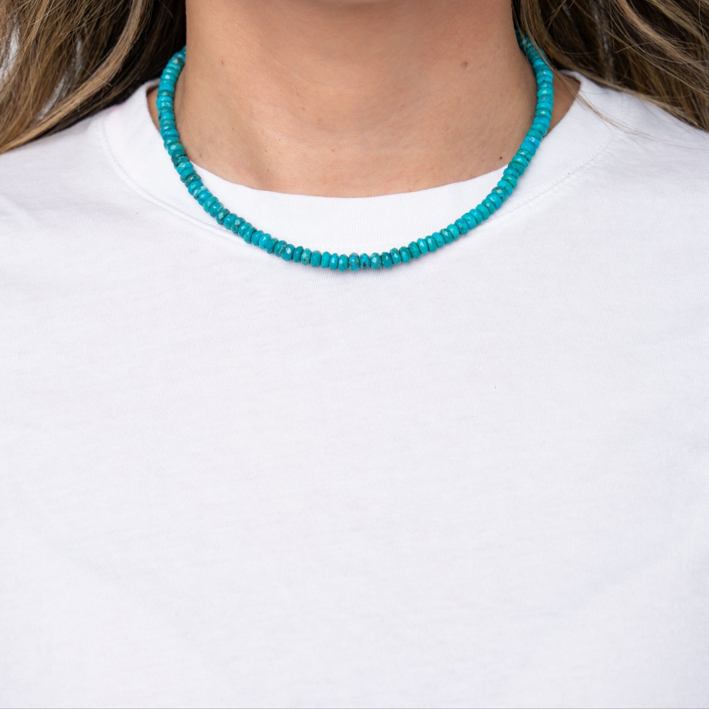 Turquoise + 14k Gold Filled Connector | 3-in-1 Necklace + Bag Charm + Phone Cord