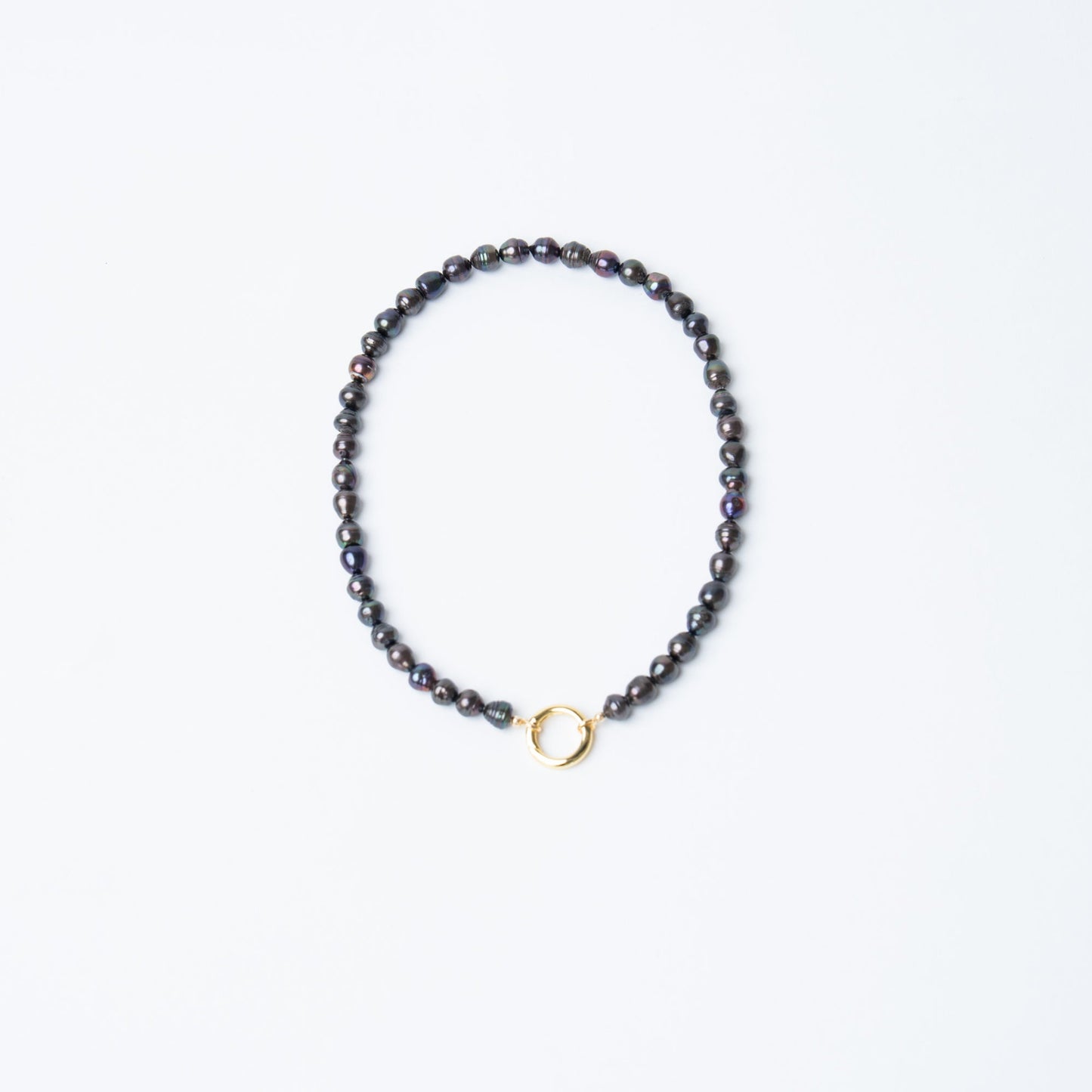 Black Baroque Pearls + 14k Gold Filled Connector | 3-in-1 Necklace + Bag Charm + Phone Cord