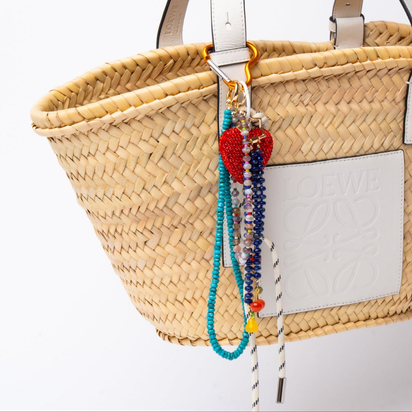 Fruit Agate Lapis Lazuli Bag Charm